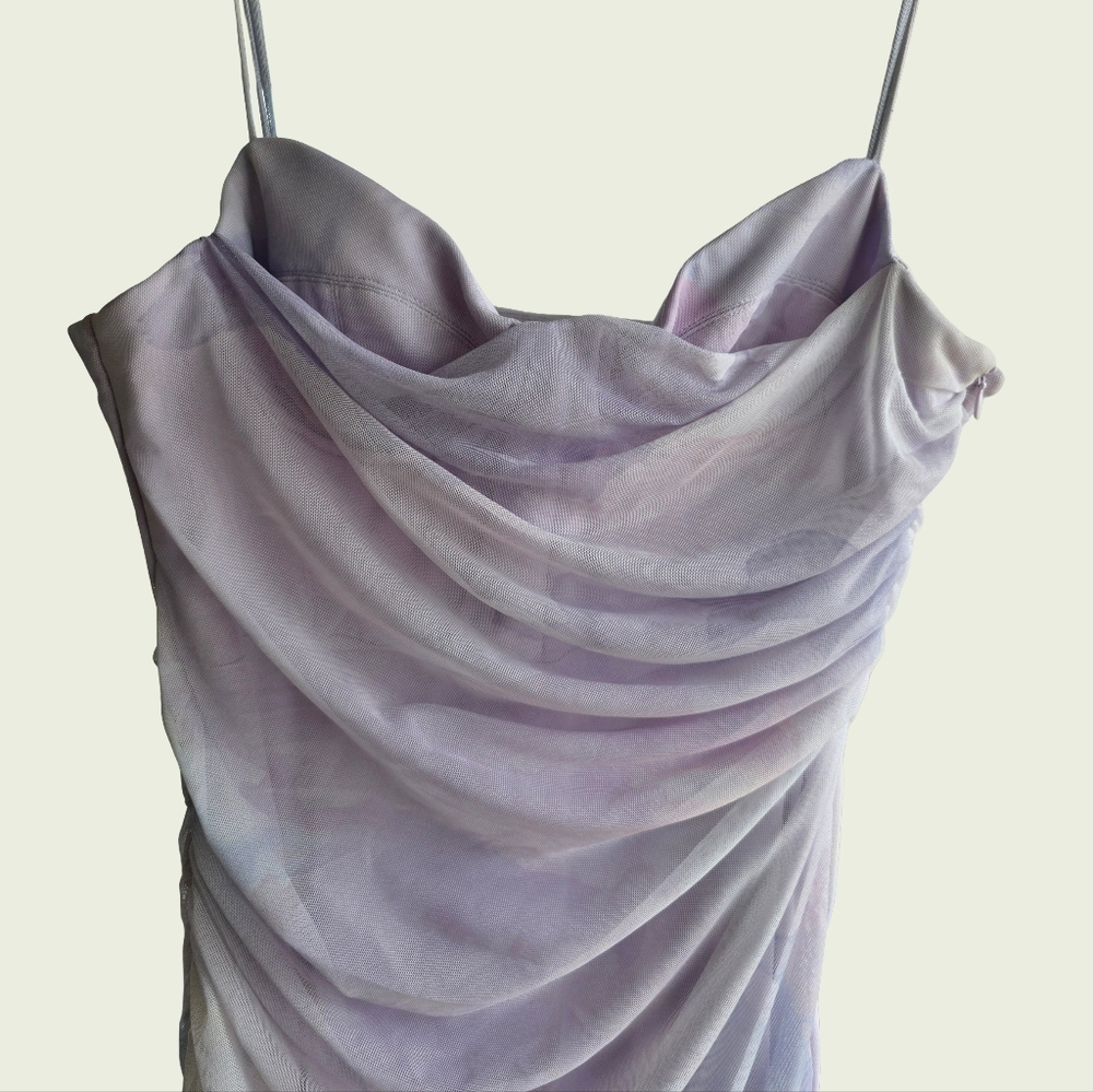 Zara Lavender Midi Dress - Picture 3 of 9